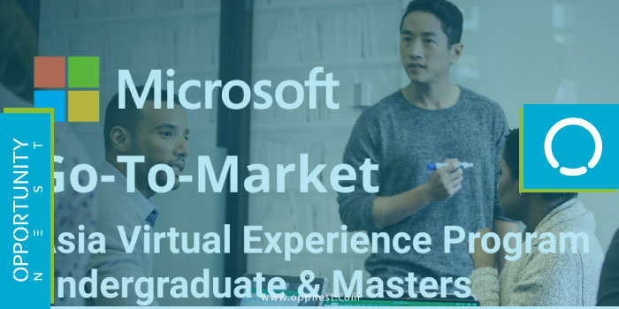 Photo of Go-To-Market: Undergraduate & Masters Asia Virtual Experience Program – Microsoft 2021
